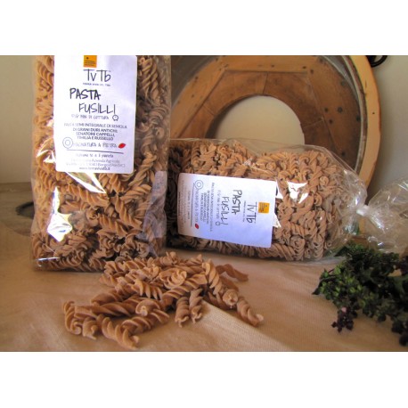 FUSILLI DI GRANI ANTICHI - 500 gr. TvTb Terra Viva del Tibi